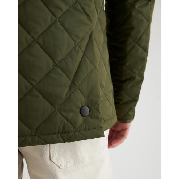 QUINCE Olive Green Featherless Quilted Jacket NWT Size XL - Picture 8 of 11
